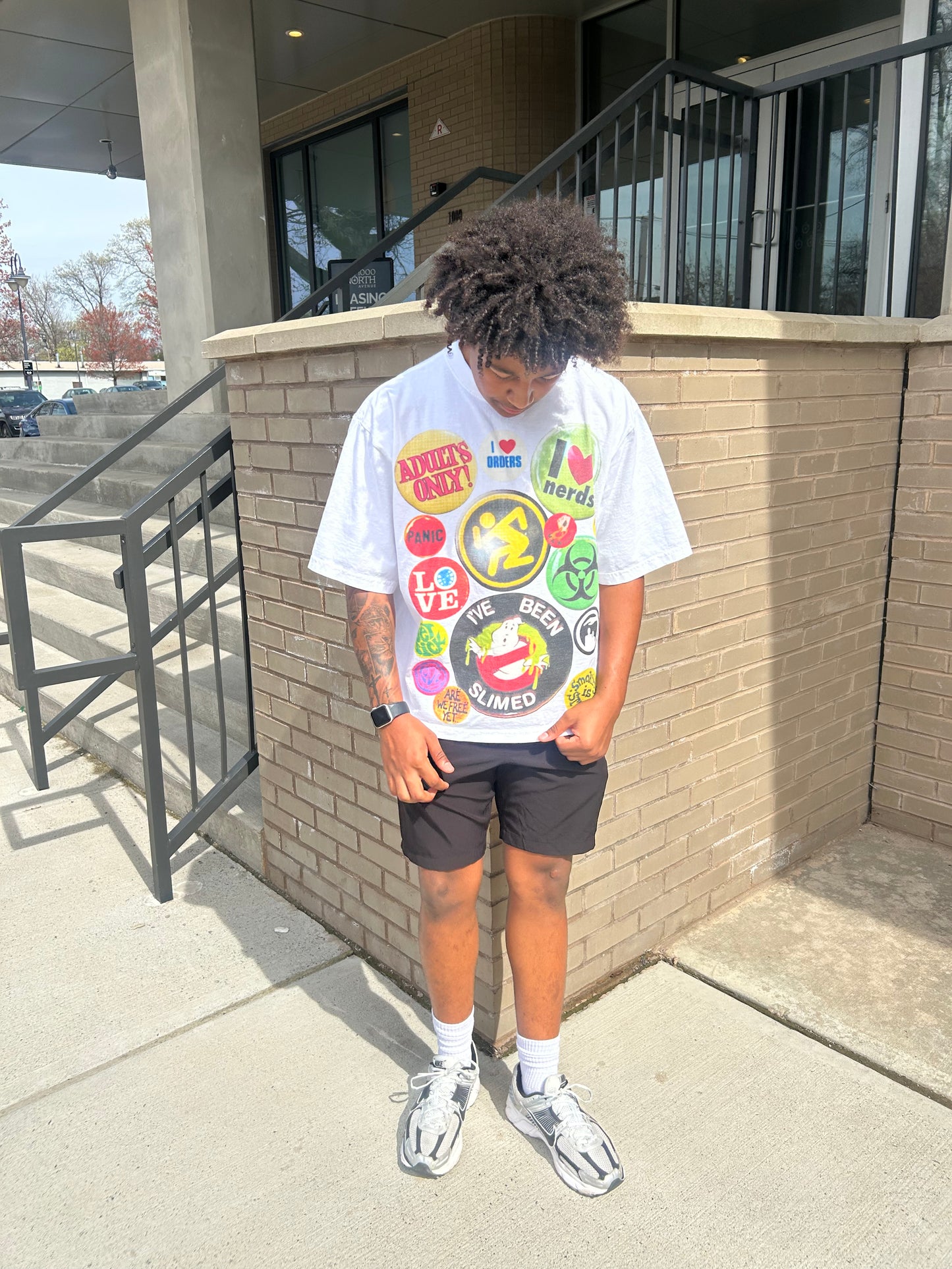 “Ive Been $limed” Pin Tee White